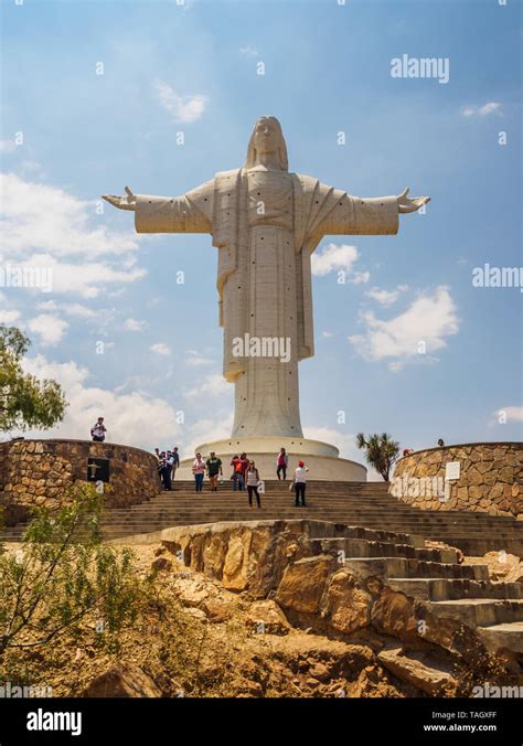 Cristo de la Concordia on the San Pedro hill in the city of Cochabamba ...