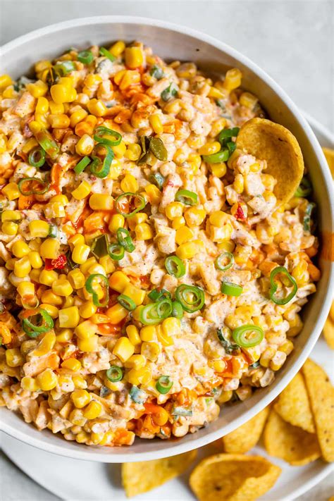 Mexican Corn Dip {the BEST Creamy Corn Dip recipe!} – HouseholdCooking.com