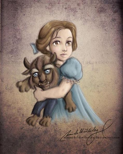 Beauty and the beast baby - Rumpel and Belle Fan Art (33033867) - Fanpop