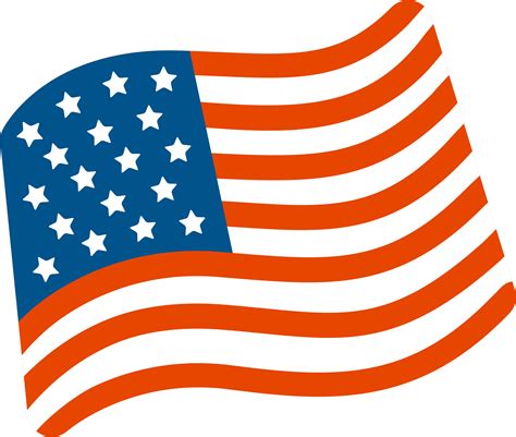 Usa Flag Waving Png - Us Flag Emoji Png Clipart - Full Size Clipart ...