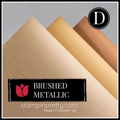 Stampin' Up! Brushed Metallic Cardstock Wins the Poll!