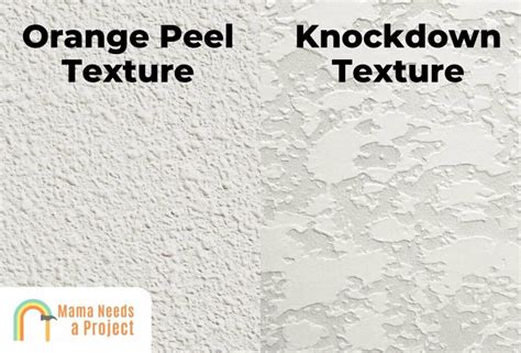 Orange Peel vs Knockdown Texture (Which is Better?)