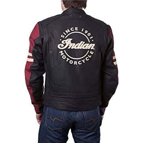 Indian Motorcycle Leather Jacket Premium Quality Black Biker - Etsy