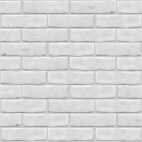 White Brick Tile Texture - Image to u