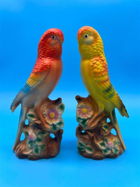 Vintage Pair of Bird Figurines Vintage Home Decor Pretty - Etsy