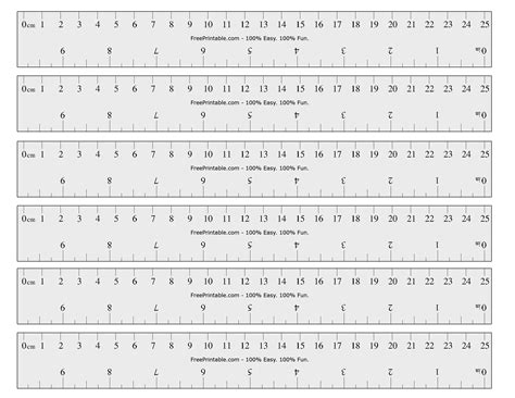 Printable Ruler With Inches And Centimeters