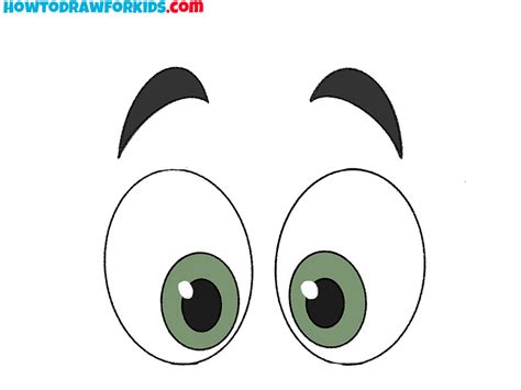 How to Draw Cartoon Eyes - Easy Drawing Tutorial For Kids