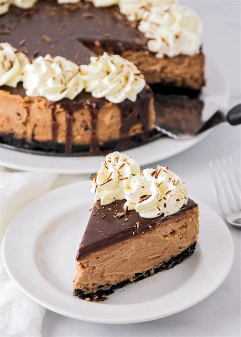 BEST Chocolate Cheesecake {THREE Layers of Chocolate!} | Lil' Luna