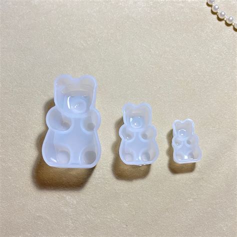 Gummy Bear Mold Set Large Medium Small Silicone Bear Mold - Etsy