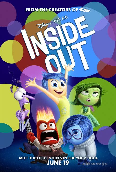 Official Theatrical Poster for Pixar's 'Inside Out' Revealed - Rotoscopers