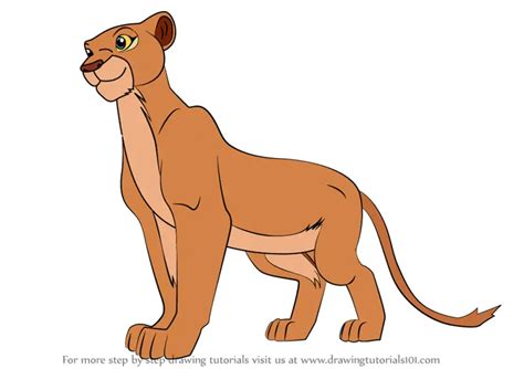 Learn How to Draw Nala from The Lion King (The Lion King) Step by Step ...