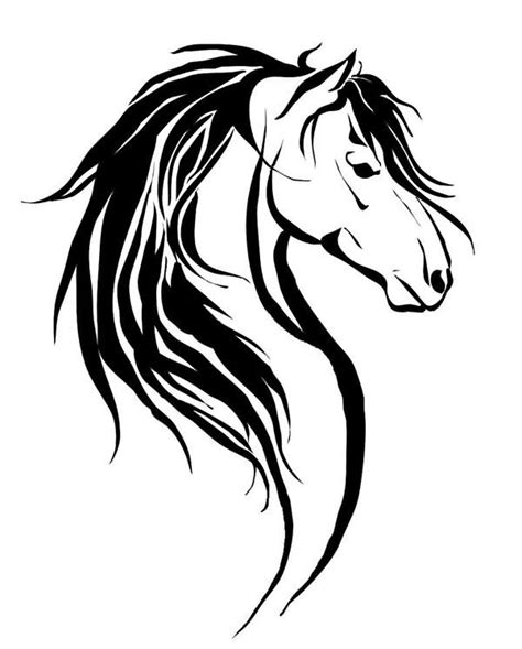 aztec tribal horse tattoo - Clip Art Library