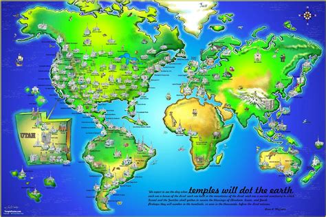 LDS Temple Poster | Temple poster, Lds temples map, Lds temples