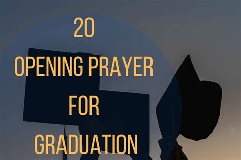 20 Best Opening Prayer For Graduation – Bible Verses of the day