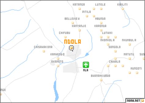 Ndola (Zambia) map - nona.net