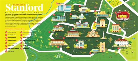 Stanford University Campus Map on Behance