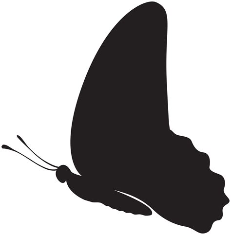 Butterfly Silhouette Clip Art Free - Butterfly Silhouette Transparent ...