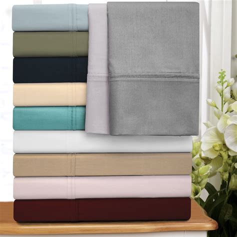 100% Egyptian Cotton Sheet Set, 400-Thread Count, Deep Pockets Teal ...