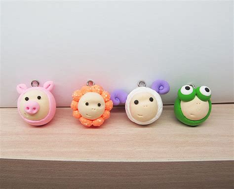 Cute air dry clay charm Clay Charms, Air Dry Clay, Clay Art, Hair ...