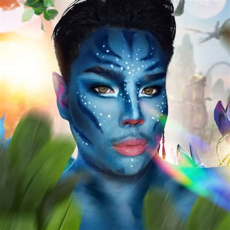 Avatar Makeup | Avatar makeup, Creative makeup looks, Male makeup