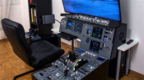 Panel A320 Desktop Captain | Flight simulator, Flight simulator cockpit ...