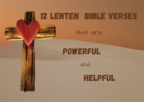 12 Lenten Bible Verses that are Powerful and Helpful