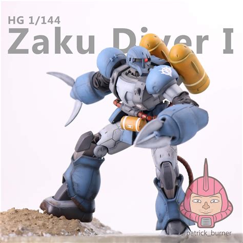 Custom Build: HG 1/144 Zaku "Diver I"