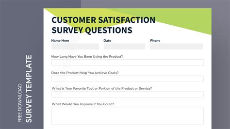 Customer Feedback Survey Template