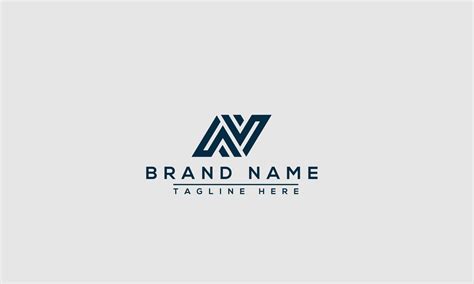 N Logo Design Template Vector Graphic Branding Element. 10946705 Vector ...