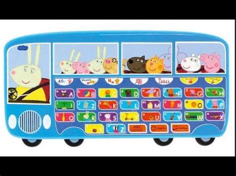 Peppa Pig Toy Train | Peppa Pig Musical Alphabet Bus | Peppa Pig Cases ...