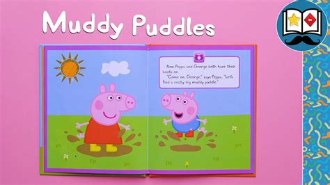 Peppa Pig Muddy Puddles - Children's Book Read Aloud with Shawn - YouTube