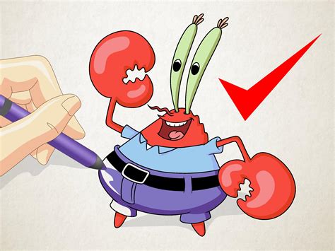 How to Draw Mr. Krabs from SpongeBob SquarePants: 15 Steps