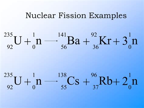 Equations For Nuclear Energy