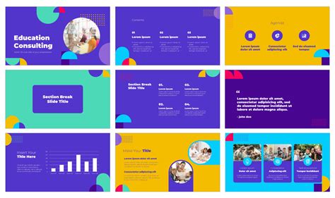 Education Consulting Free PowerPoint Template and Google Slides Theme