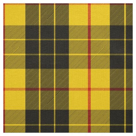 MacLeod Tartan Print Fabric | Zazzle