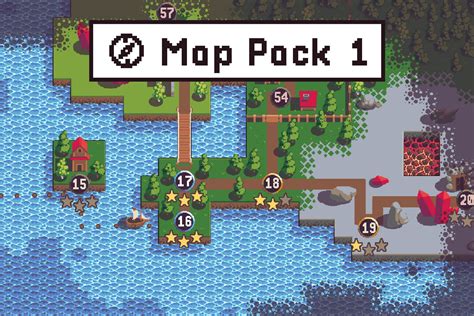 Free Level Map Pixel Art Assets Pack - CraftPix.net