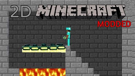 2D MINECRAFT - Looting the stronghold! [Paper Minecraft Modded] - YouTube