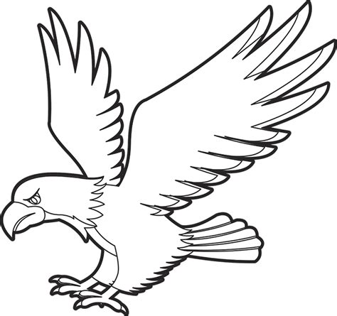 Animals Black and White Outline Clipart - eagle-wing-span-bird-clipart ...