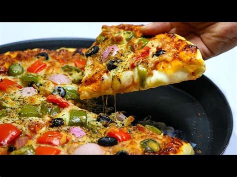 Dominos Style Cheese Burst Pizza Recipe from Kabitas Kitchen - recipe ...