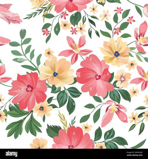 Floral seamless pattern. Flower background. Floral seamless texture ...