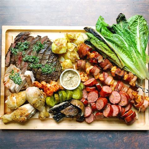 Grilling Board | Party food platters, Bbq platter, Charcuterie recipes