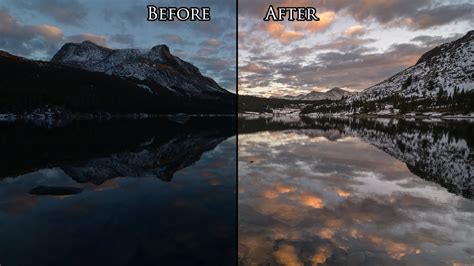 Photoshop Before And After Landscape