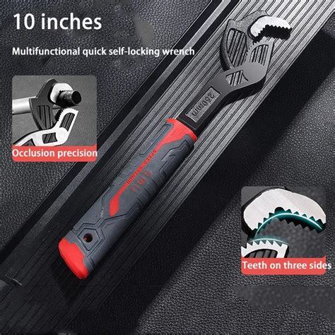 Industrial Grade Multifunctional Self-locking Pipe Wrench Tool