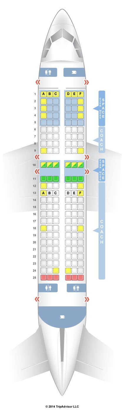 SeatGuru Seat Map JetBlue Airbus A320 (320) | Seatguru, Jetblue ...