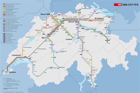 SBB Rail Map