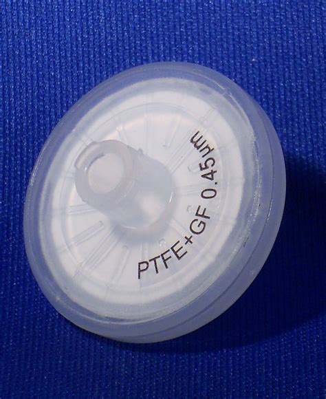 IWT-ES10198 LabExact PTFE Membrane, Glass Microfiber Prefilter Syringe ...