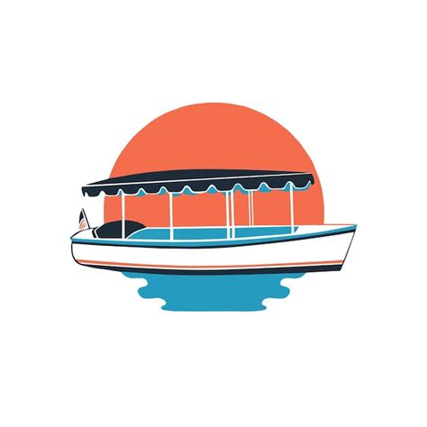 Premium Vector | Free vector boat logo