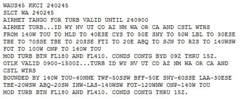 In-Flight Weather Advisory