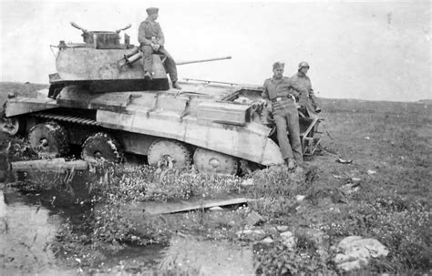 A13 Mk II tank destroyed | World War Photos