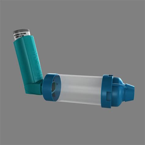 asthma inhaler spacer 3d model